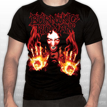 Burning Human "Baptized In Fire" T-Shirt