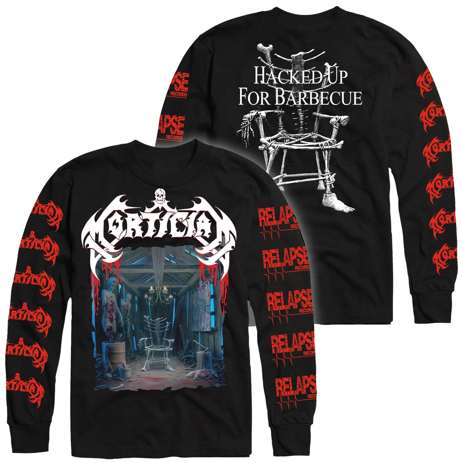 Mortician "Hacked Up For Barbecue" Longsleeve