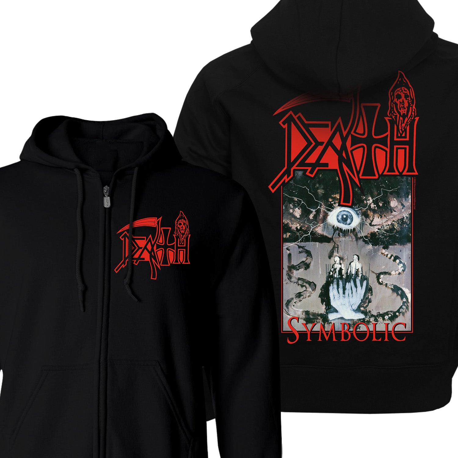 Death "Symbolic" Zip Hoodie